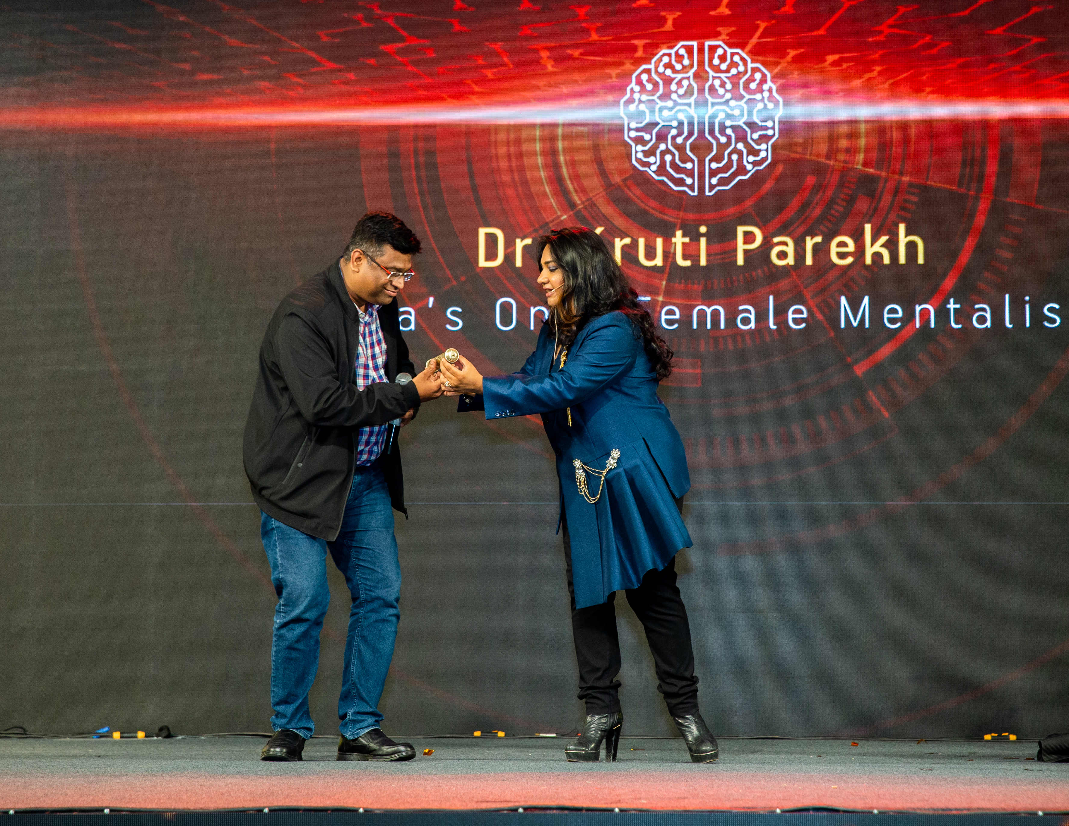 Dr. Kruti Parekh on Stage