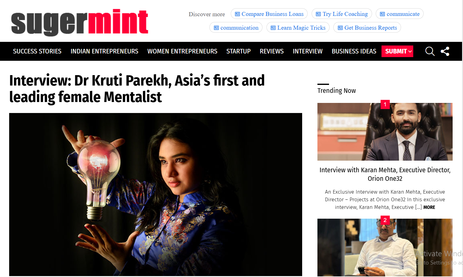 Dr. Kruti Parekh - India's Top Mentalist